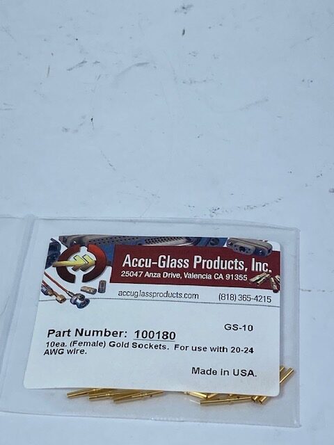 Accu-Glass Products 100180 Sockets - BAG of 10