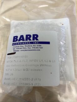1" Fused Silica Witness Sample