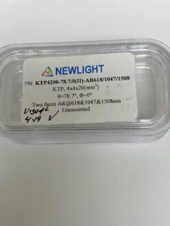 Newlight KTP4200-78.7/0(II)-AR618/1047/1508 Potassium Titanyl Phosphate (KTP) Nonlinear Optical Crystal