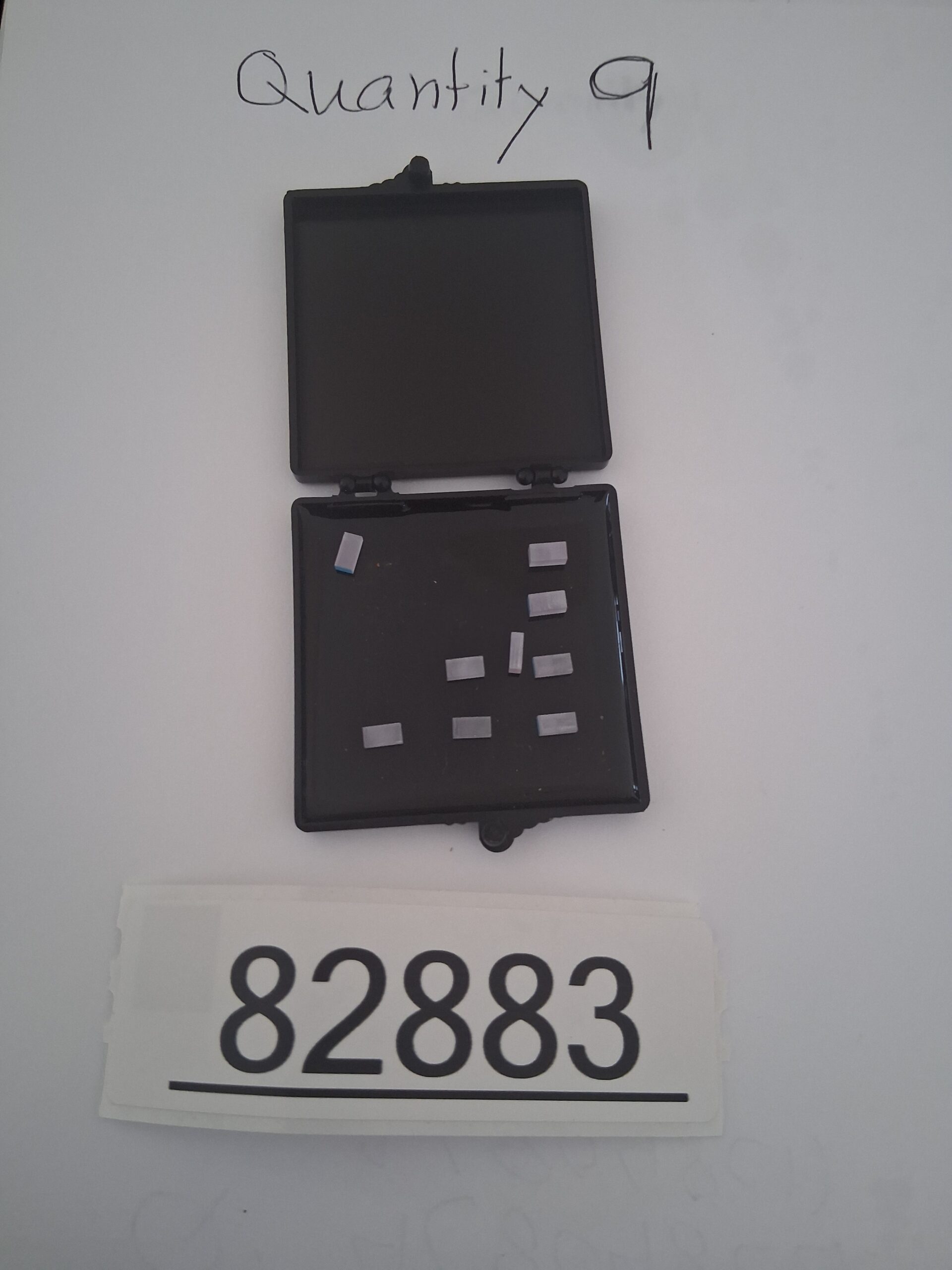 Nd:YAG diffusion-bonded composite laser crystal slabs - LOT OF 9