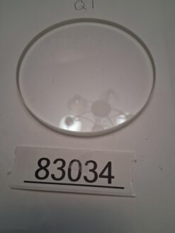 UV-grade fused silica optical window 5 inch diameter