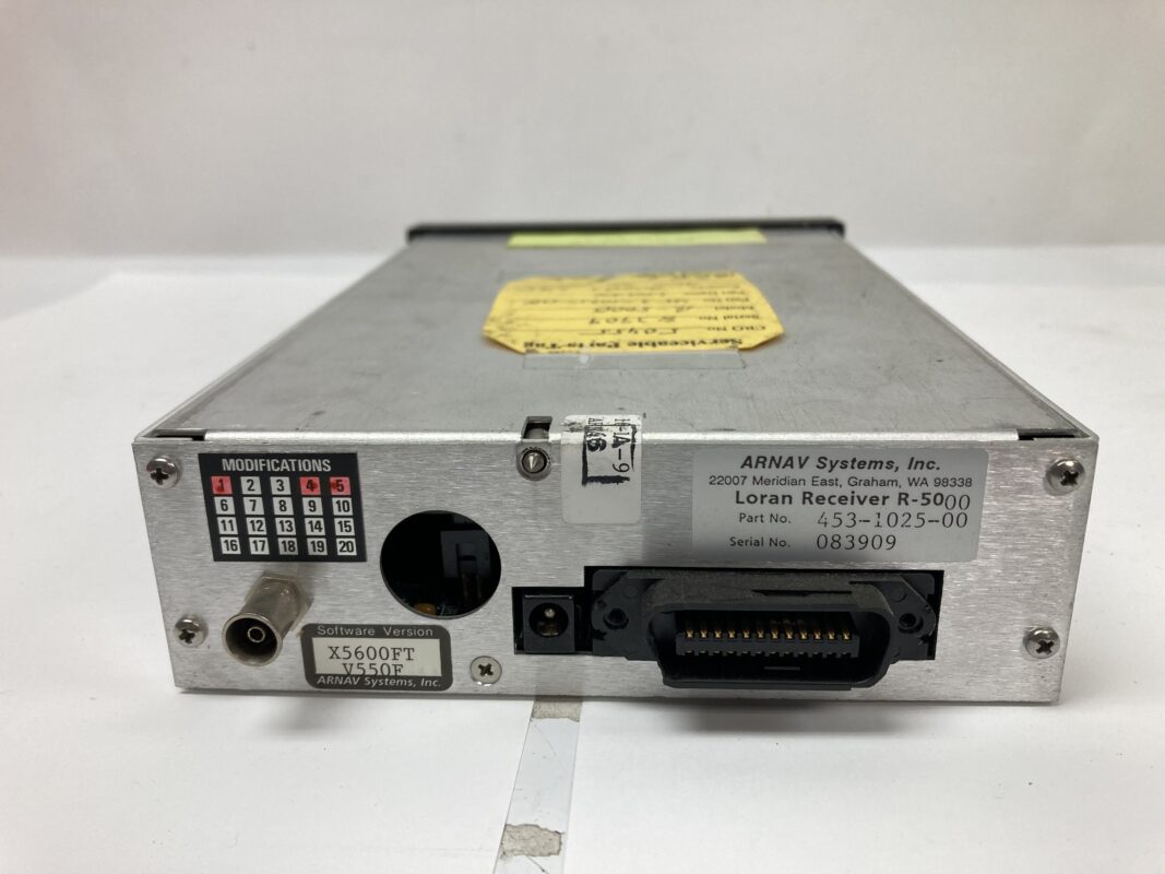 Loran Receiver 453-1025-00 - Avionic Instruments, Industrial Process ...