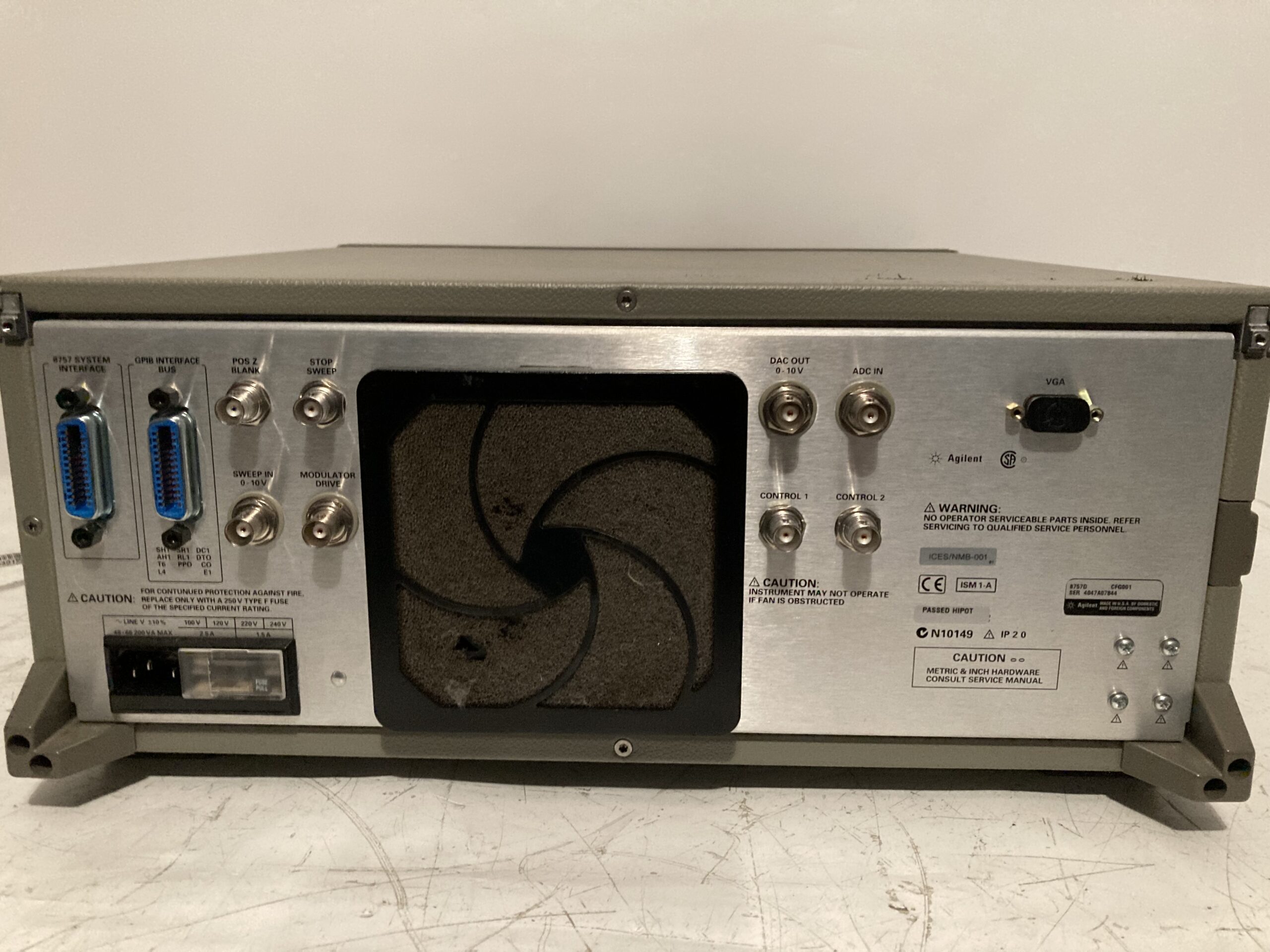 Agilent 8757D Scalar Network Analyzer - Analyzers, Test Equipment - BMI ...