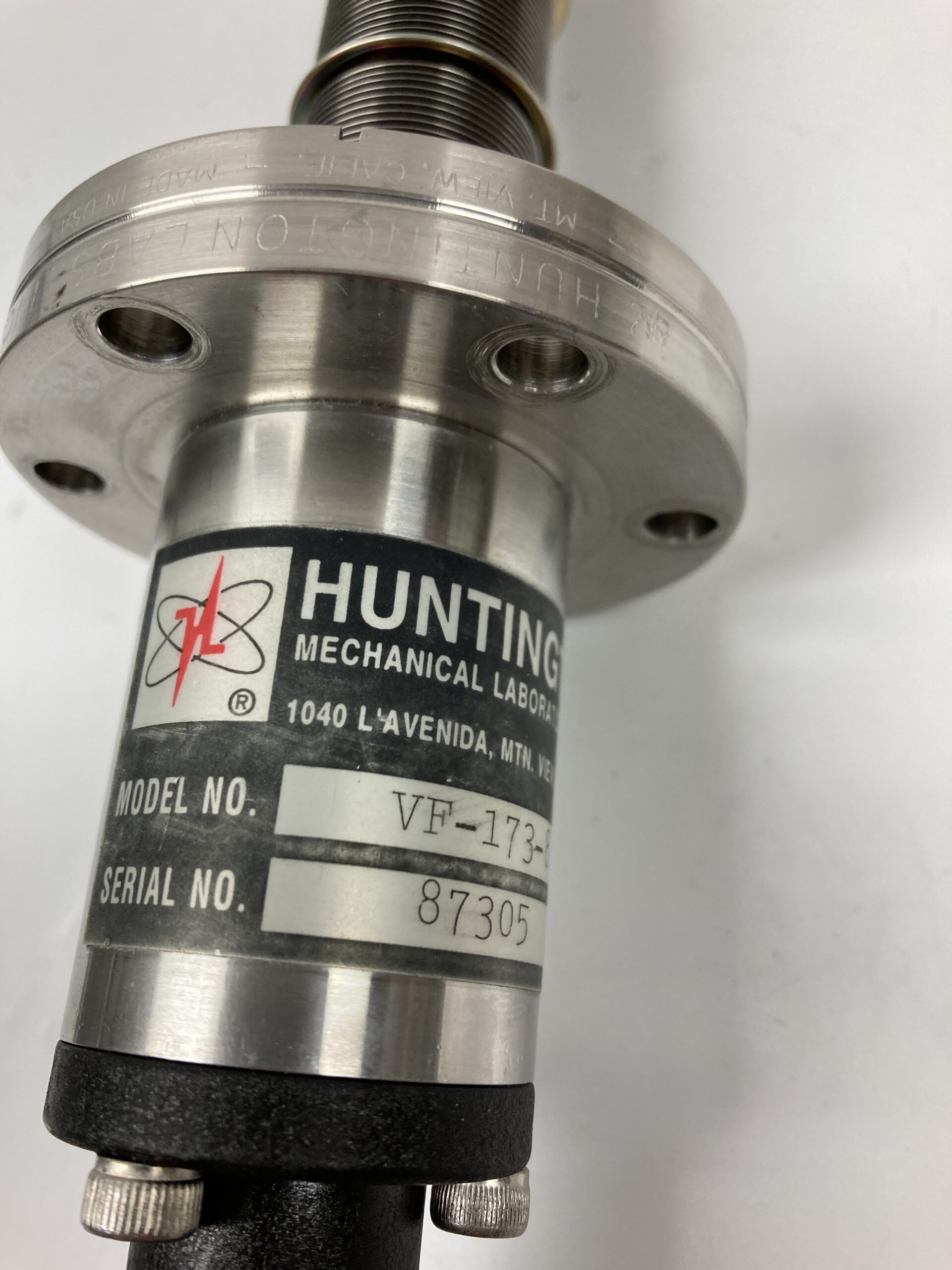 Huntington Mechanical Laboratories VF-173-8 Varian Vacuum Valve - Image 2