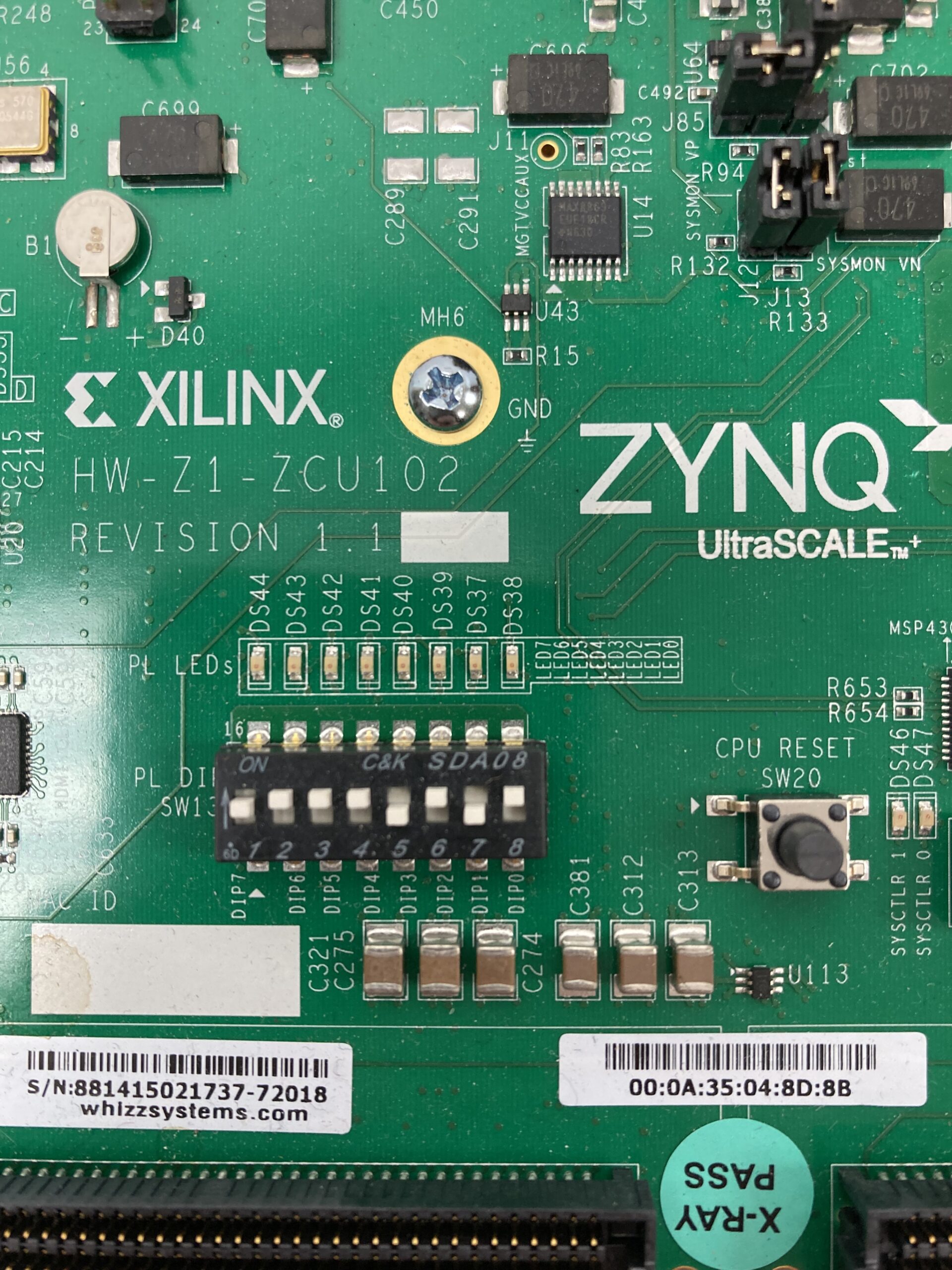 Xilinx HW-Z1-ZCU102 UltraScale+ Evaluation Kit - Circuit Board