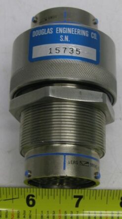 High Vacuum Instrumentation Feedthrough 61 Pin Douglas Engineering PotCon 24235