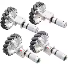 100KG 152mm Mecanum wheel set 24V 120W motors