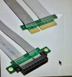Cable Assy PCIE X4 F-M 250mm (Lot of 2)