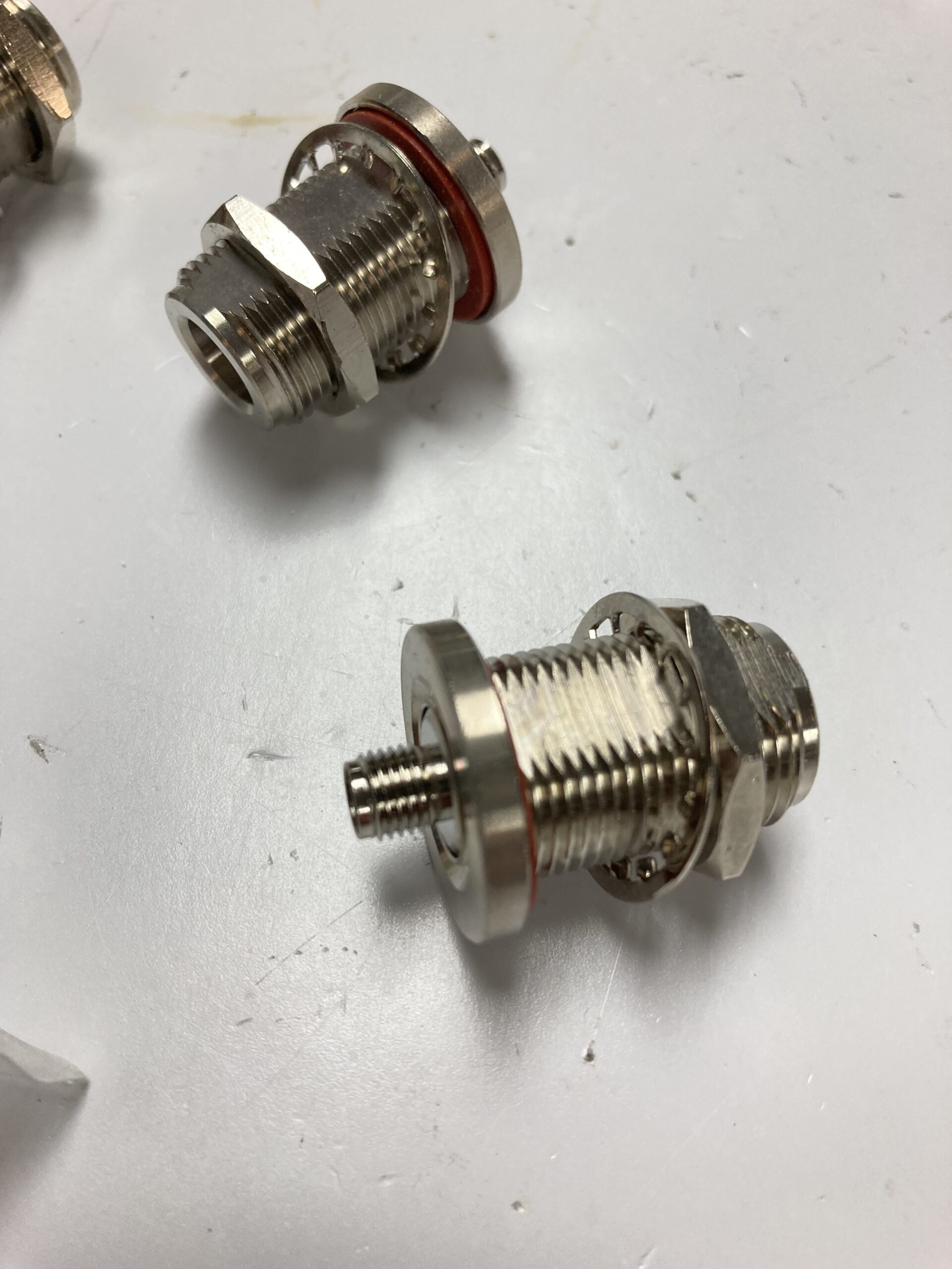 Amphneol 242125 RF Connector, N-SMA Adapter; OHz to 11GHz 50ohm (lot of 6) - Image 2