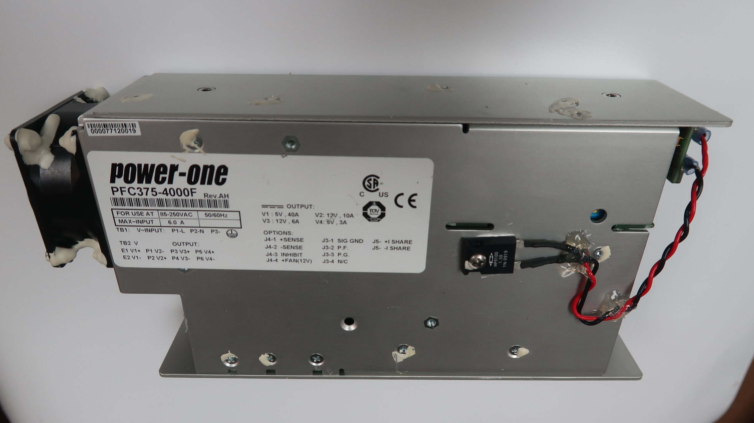 Power-One AC/DC power supply PFC375-4000f