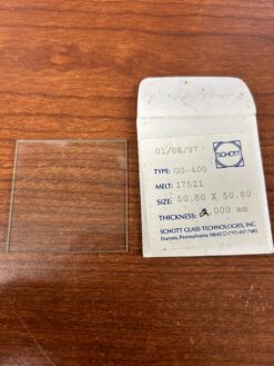 SCHOTT GLASS TECHNOLOGIES GG-400