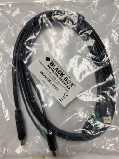Black Box Network Services SKVMCBL-DP-06 Secure KVM Switch Cable, Display Port, USB 3.5mm Audio; 6ft
