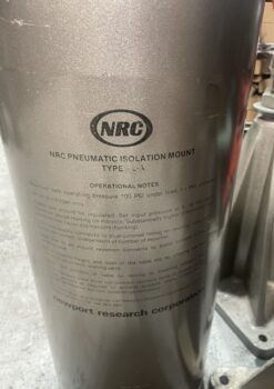 NRC Type XL-A Pneumatic Isolator - 28" Height, No Castors