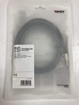 Lindy USB 3.0 Type A/B Cable, 3M