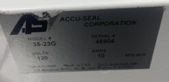 Accu-Seal 35-23G Tabletop Vacuum Sealer - Commercial Packaging - Image 6