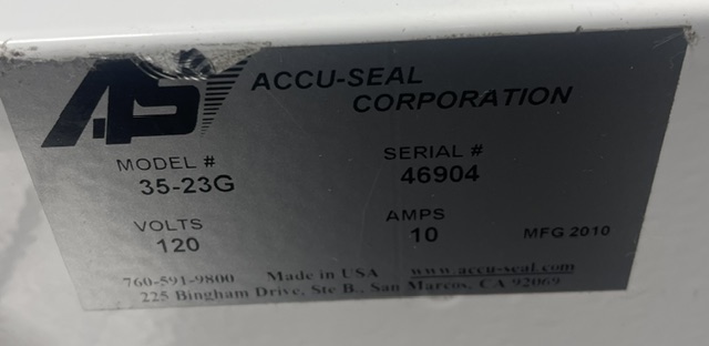 Accu-Seal 35-23G Tabletop Vacuum Sealer - Commercial Packaging - Image 6