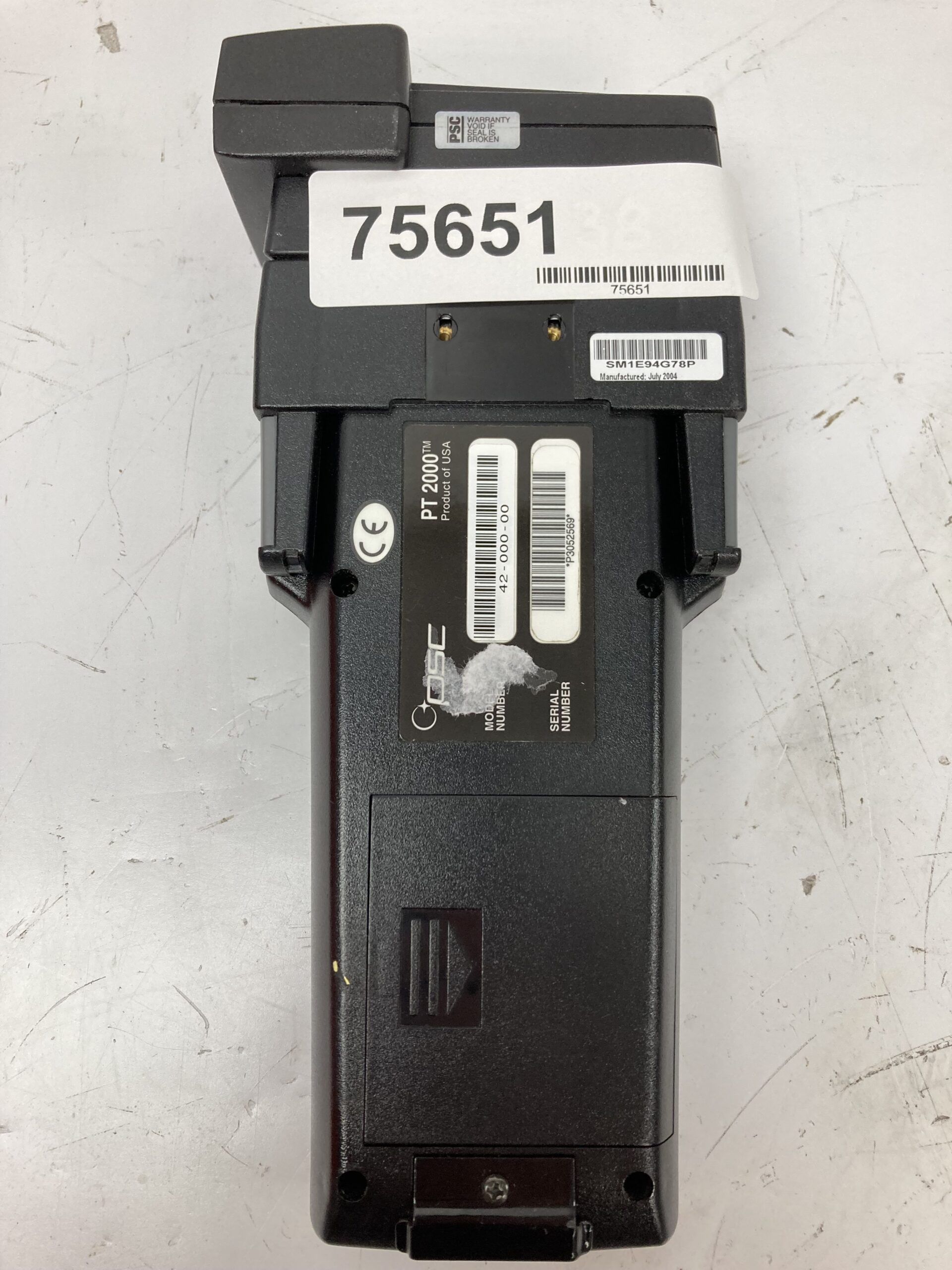 PSC PT2000 Mobile Portable Data Terminal/Barcode Scanner - Image 3