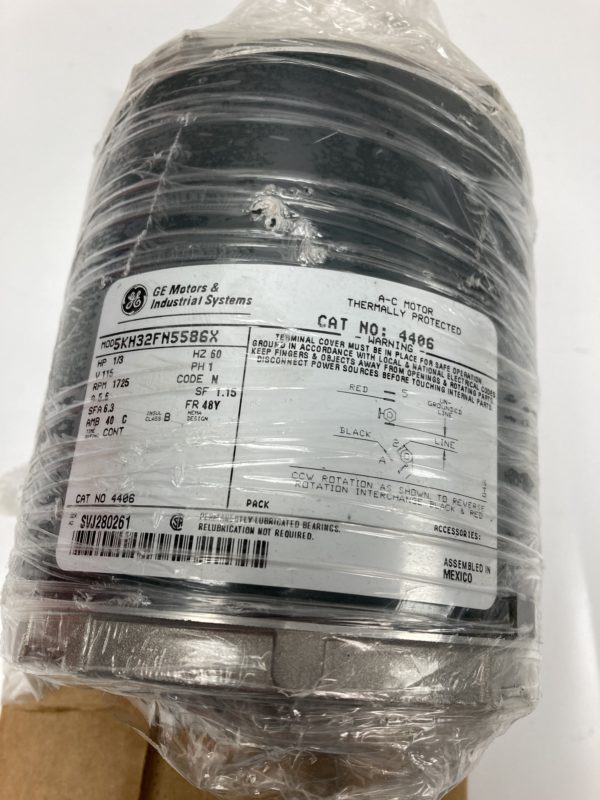 GE Motors & Industrial Systems 5KH32FN5586X Carbonator Pump Motor (New) Industrial Process