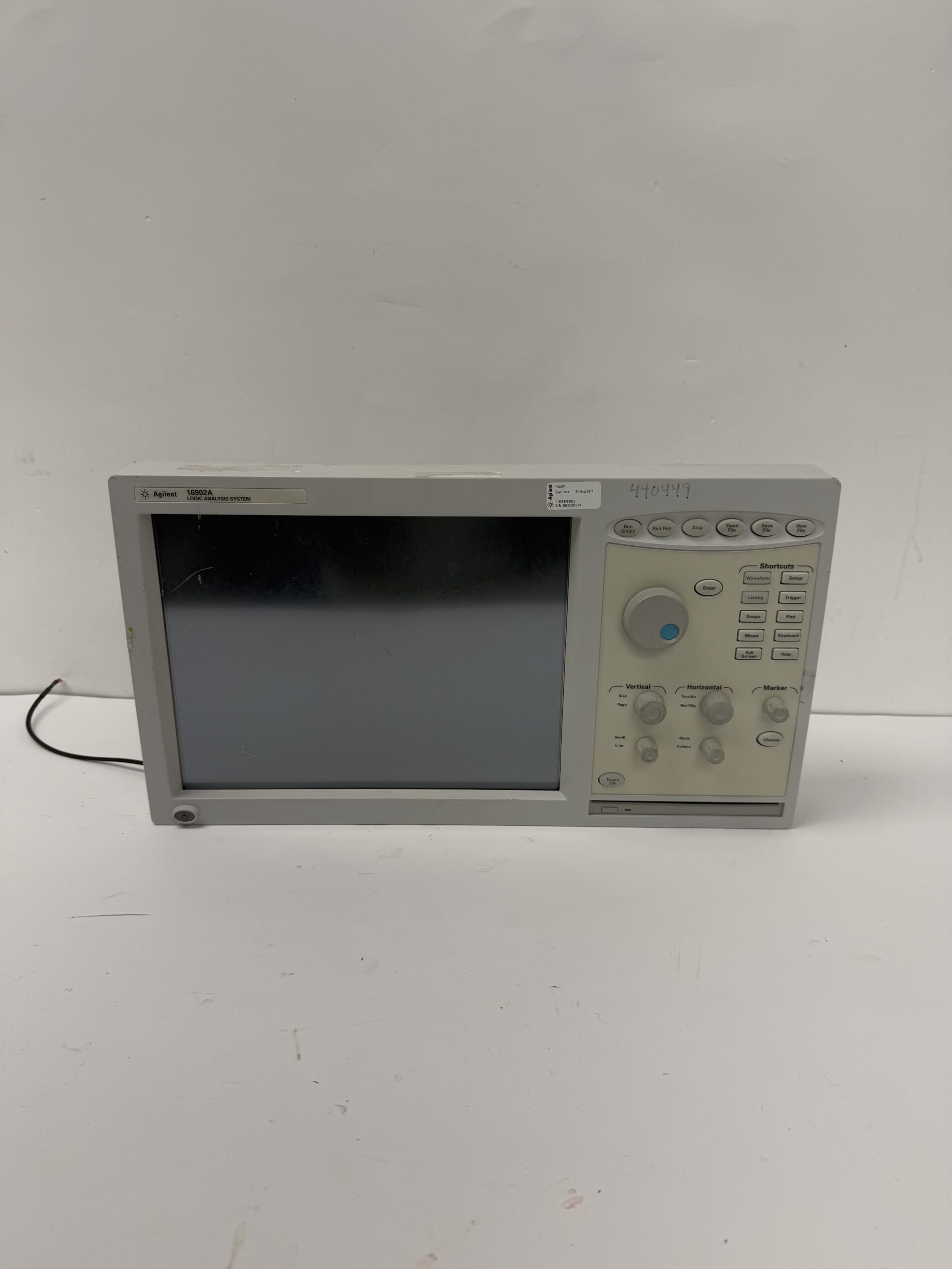 Agilent 16902A Faceplate