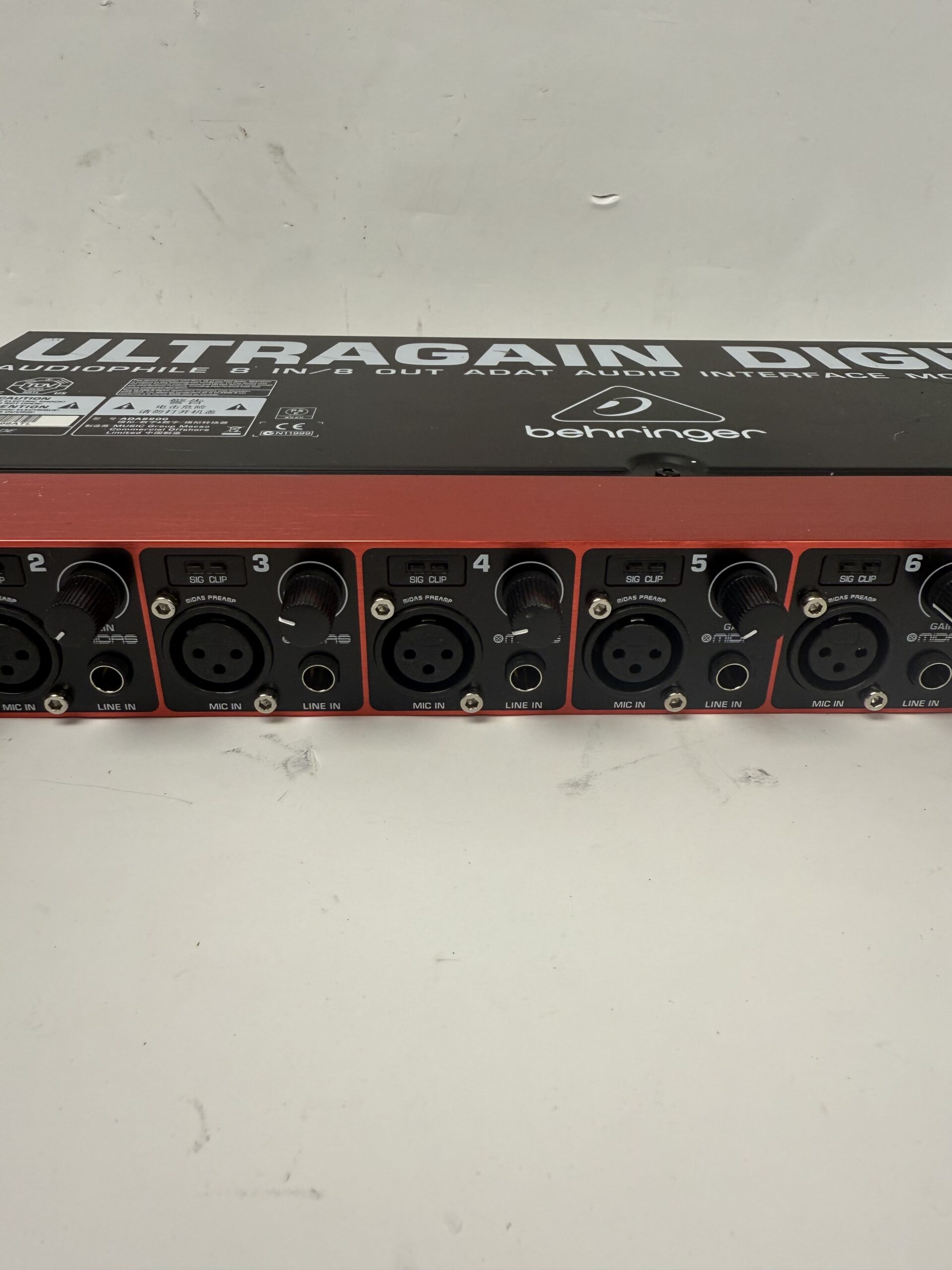Behringer ADA8200 UltraGain Microphone Preamp