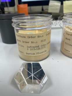 Infrared Cube Corner C 107-1313571 Barium Fluoride with Infrared Cube Corner C 107-1313571 Irtan II and Mount