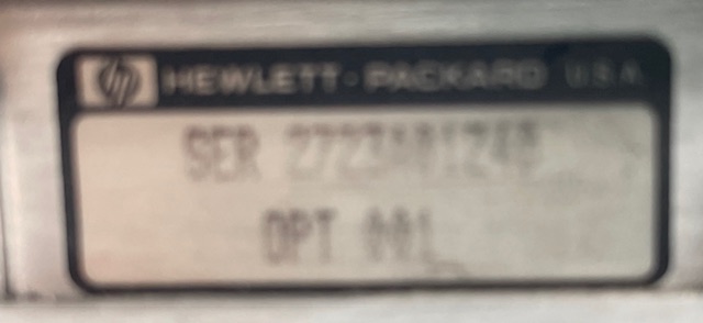 HP 8642B Signal Generator 0.1-2100 MHz - Analyzers, Test Equipment