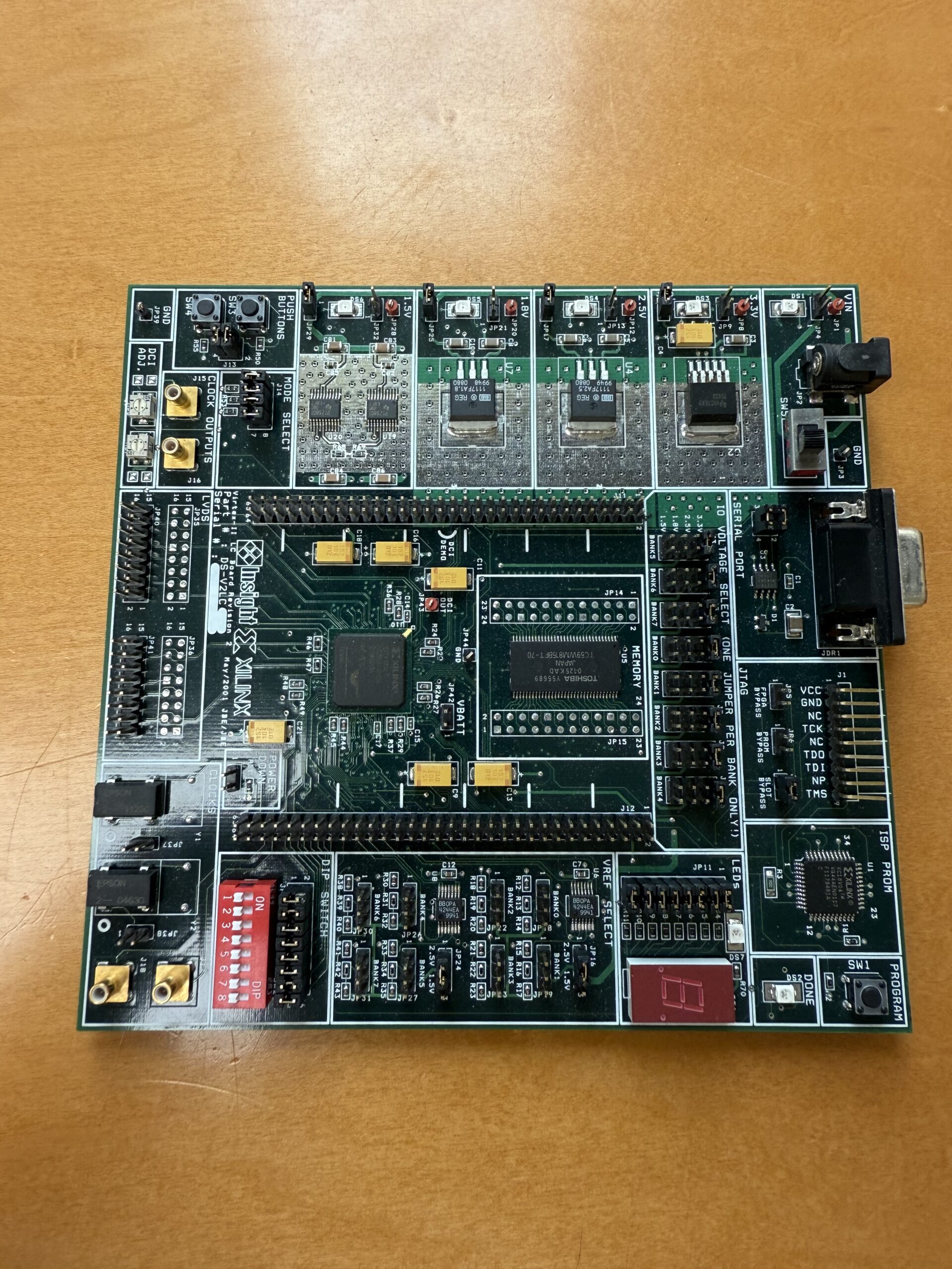 Xilinx Virtex-II Pro development board