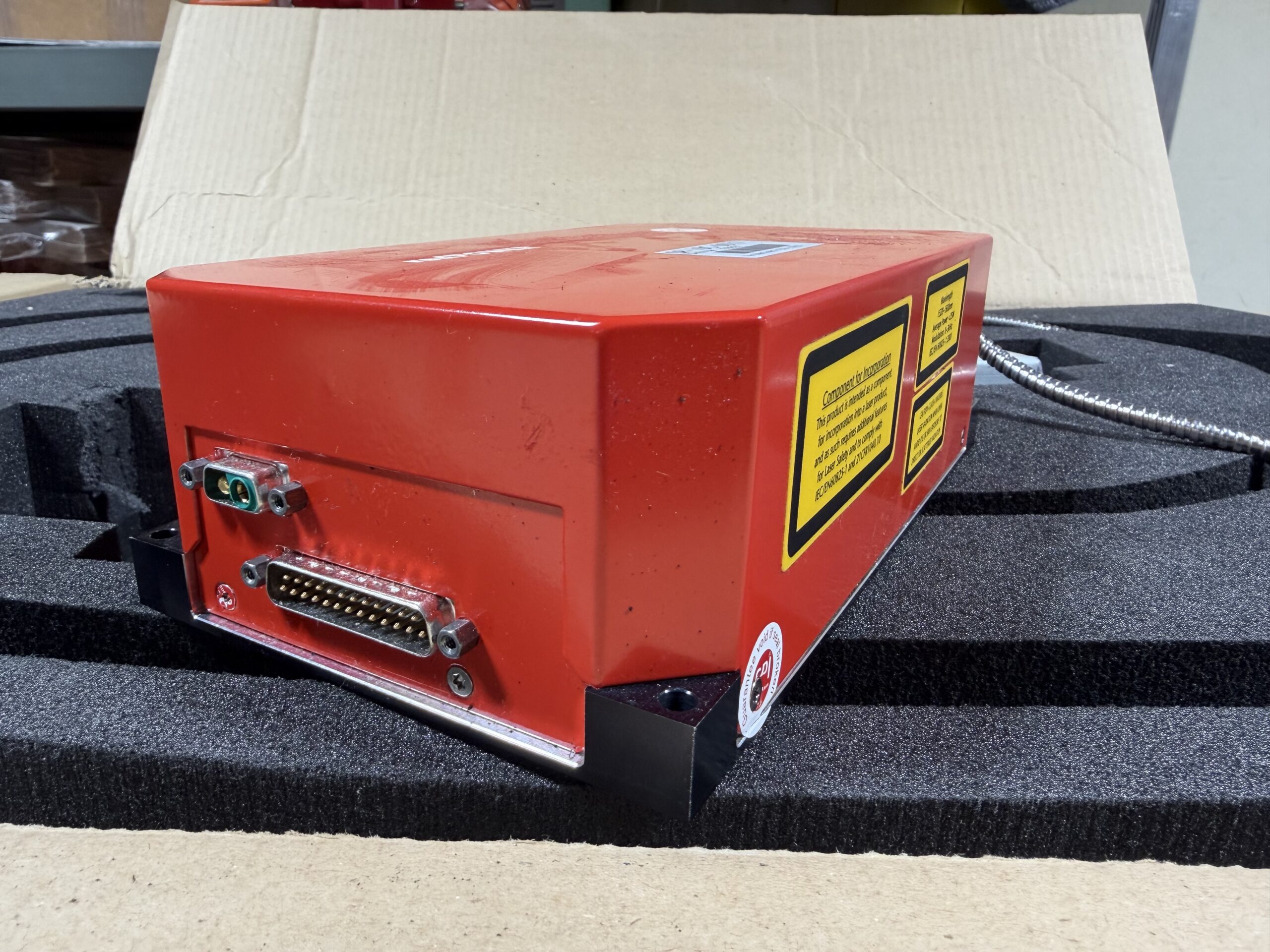 SPI redENERGY SP-10C-0017 pulsed fiber laser module for industrial laser marking and precision material processing applications