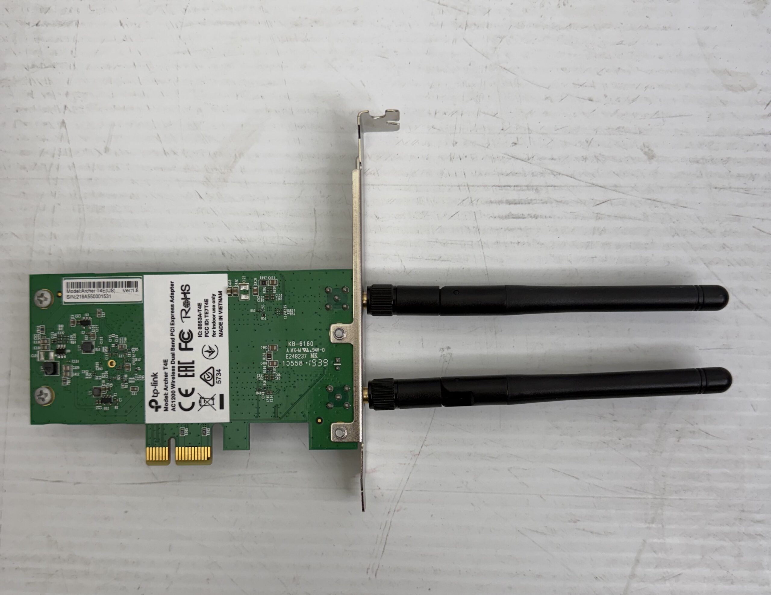 TP-Link Archer T4E AC1200 Dual Band PCIe Wi-Fi Adapter (US) - Image 2