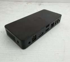 Dell D3100 USB 3.0 Ultra HD triple display docking station with DisplayPort, dual HDMI, Gigabit Ethernet, and USB expansion ports for desktop and laptop computers
