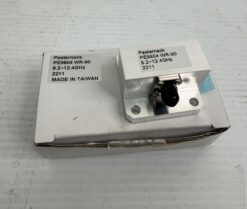 Pasternack PE9804 WR-90 square flange to SMA female waveguide adapter for X-band RF, microwave, radar, satellite communications, and test equipment applications
