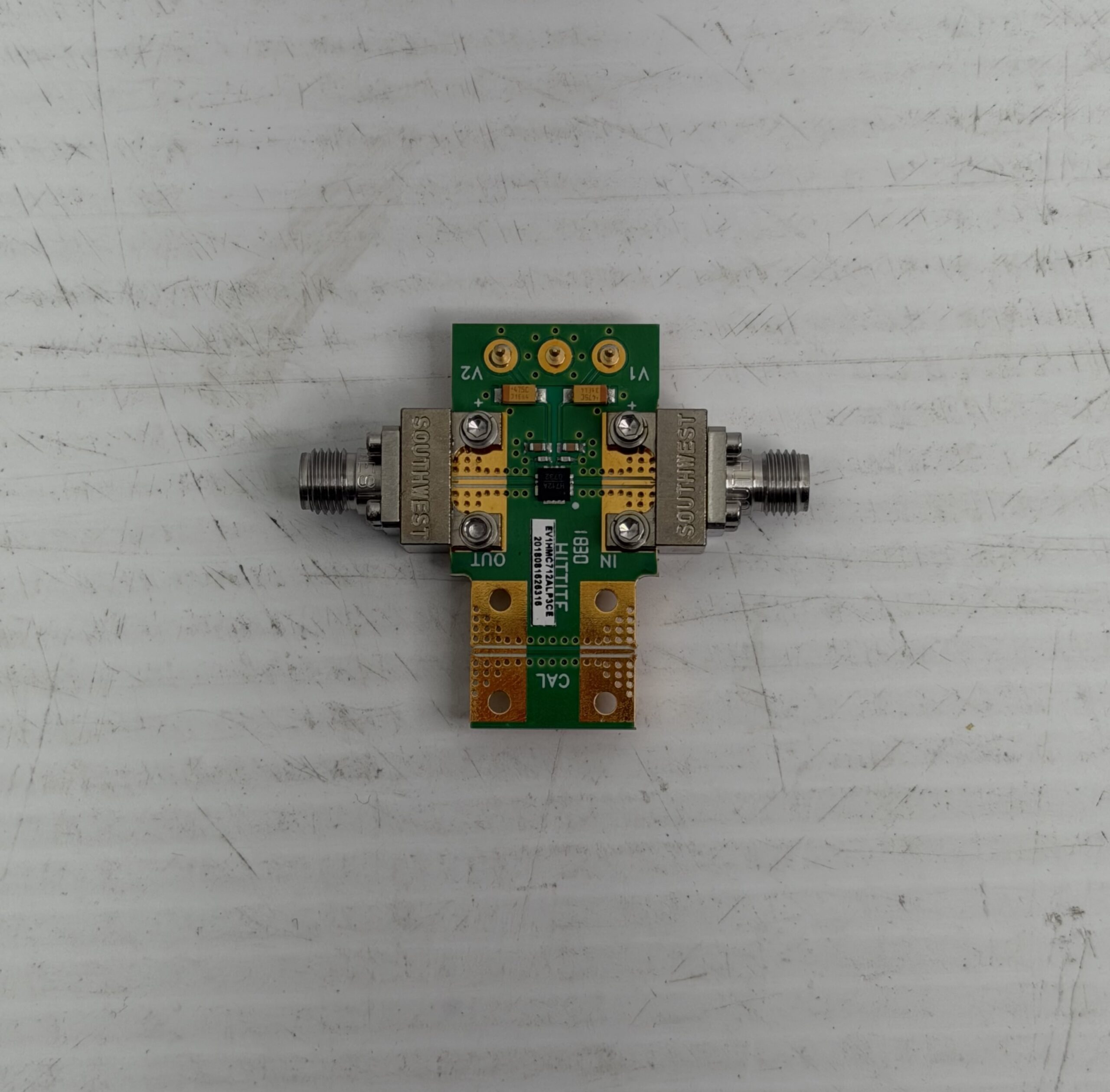 Analog Devices EV1HMC712ALP3CE HMC712 RF Attenuator Evaluation Board