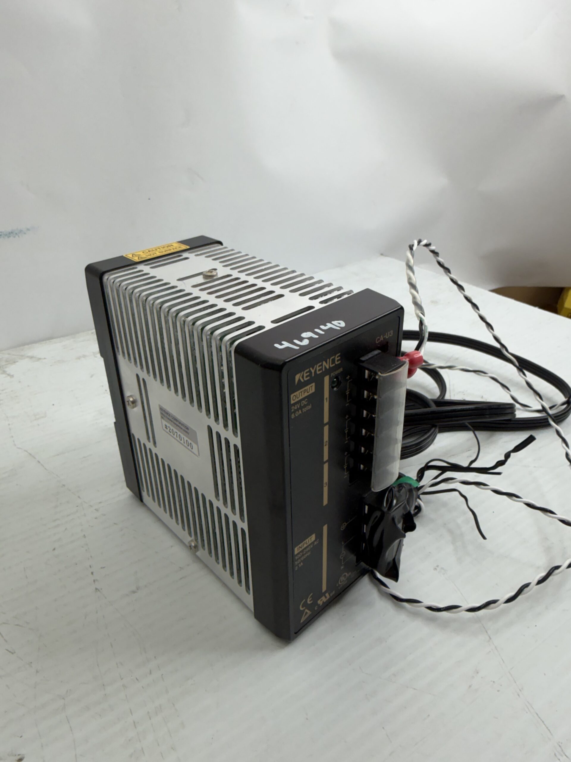 Keyence CA-U3 24VDC 6.0A Switching Power Supply - Image 2