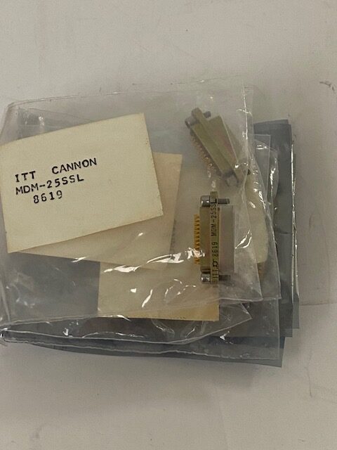 ITT Cannon MDM-51SSL Connector - LOT OF 8
